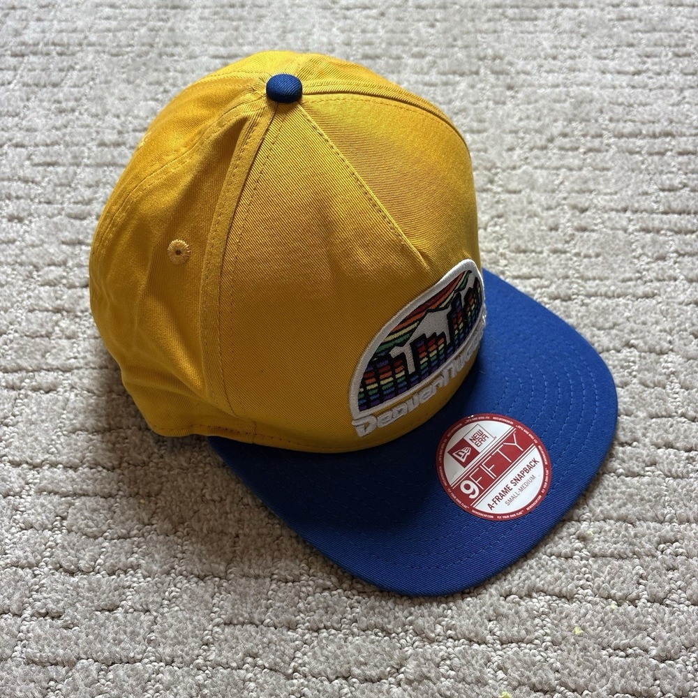 New Era 59FIFTY Denver Nuggets Hat Retro Hardwood Classics Cap Snapback  Rare 🔥